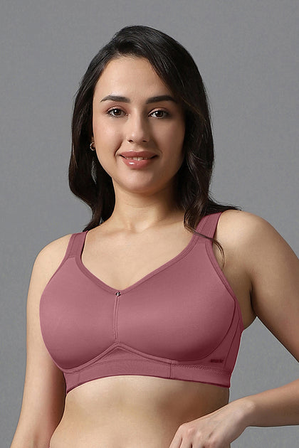 Pack of 2 Premium Quality Cotton Bra With Imported Material Non Padded for  Girls Wire Bras Single Color Brazier Underwear Blouse Undergarments for  Women for Girls
