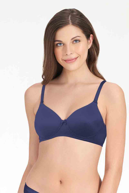 Amante Smooth Charm Bra-BRA10606 Bitter Chocolate main image 1