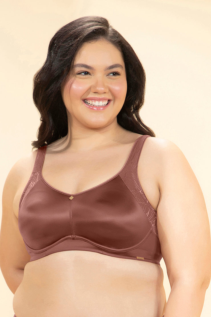 Elegant Support Wired Bra 34C / Sequoia - amanté Bra