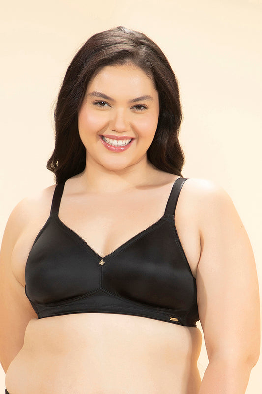 Delight Comfort Minimizer Bra 34C / Black - amanté Bra
