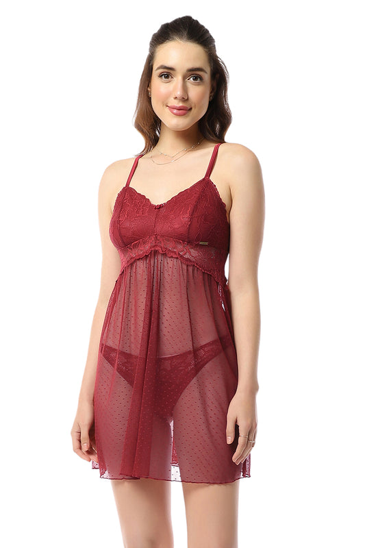 Eternal Bliss Babydoll S / Rio Red - amanté Sleepwear