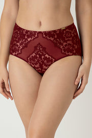 Femme Lace Full Brief L / Biking Red - amanté Panty