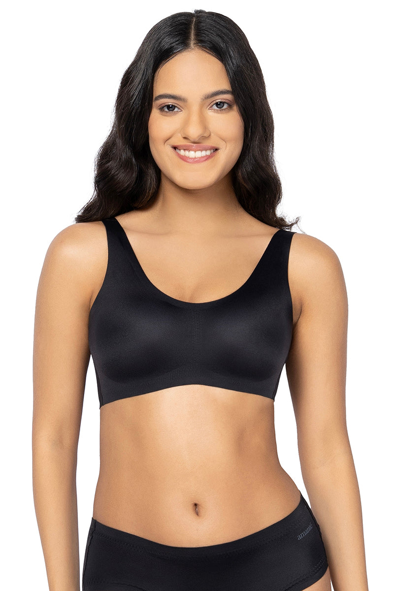 Invisi Effortless Bralette XS / Black - amanté Bra - Image 1 of 4