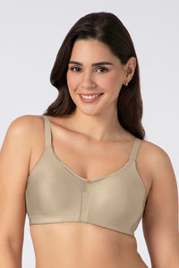 Chic Smooth Minimizer Bra 40C / Sandalwood - amanté Bra thumbnail 1