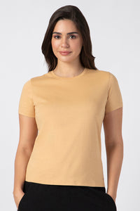 Essential Crew Neck Tee XXL / Latte - amanté Athleisure thumbnail 1