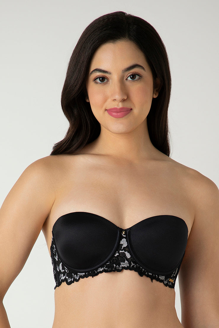 Femme Lace Multiway Bra 32B / Black - amanté Bra