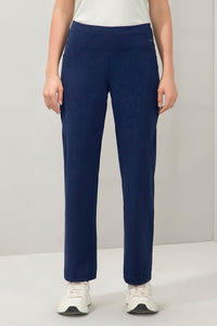 Flaunt Flared Travel Pants S / Medieval Blue - amanté Athleisure thumbnail 1