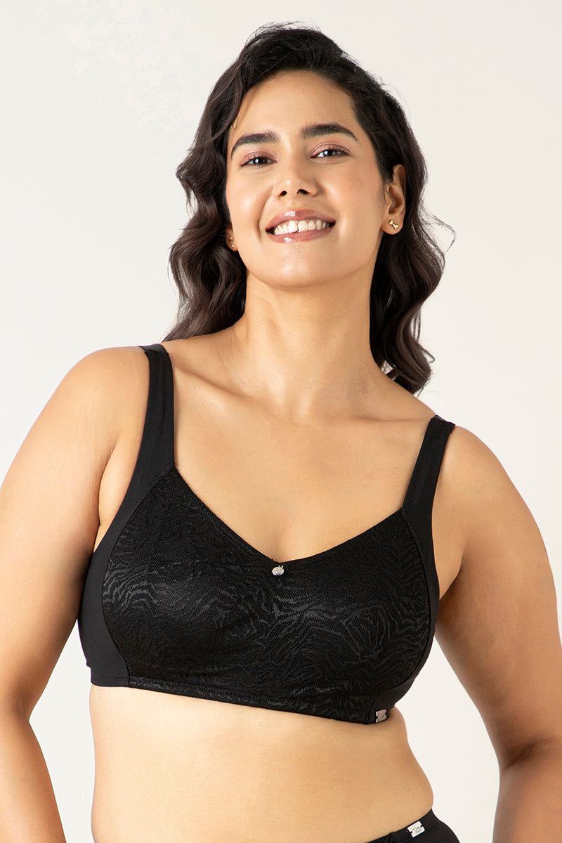 Mystic Poise Minimizer Bra 34C / Black - amanté Bra