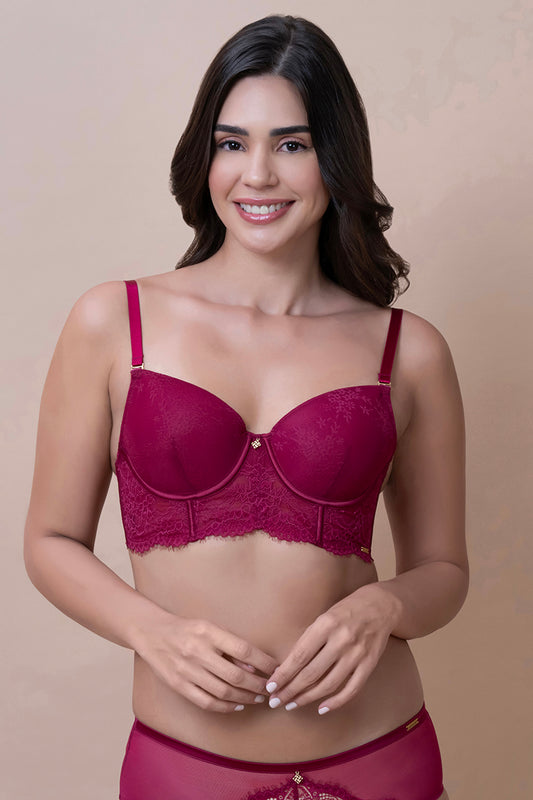 Amore Longline Bra S / Anemone - amanté Bra