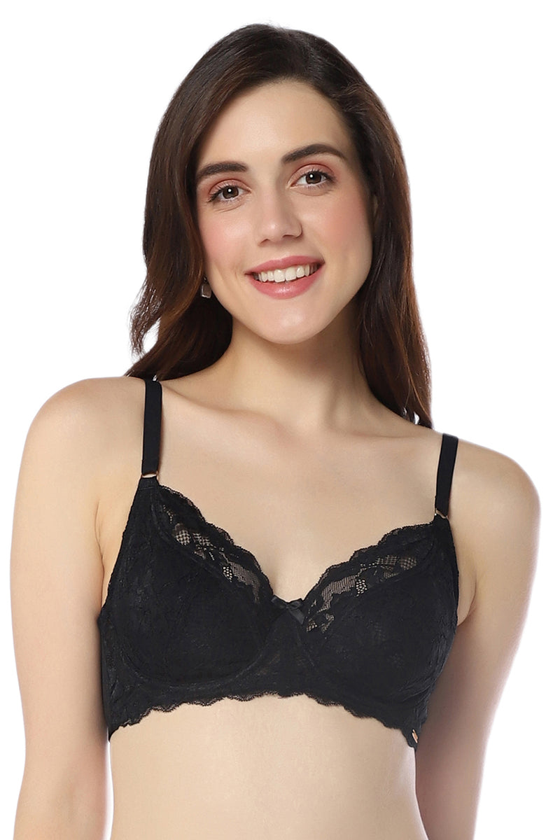 Luxe Support Bra 34B / Black - amanté Bra