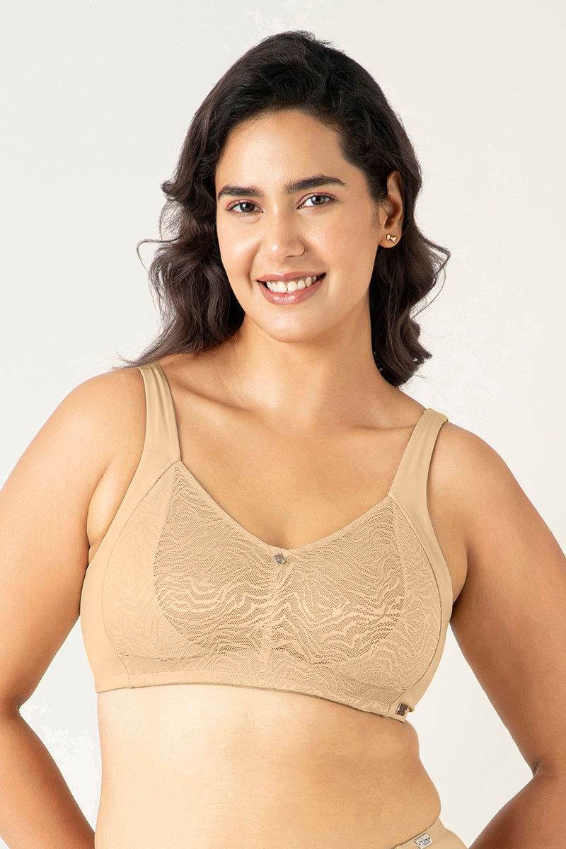 Mystic Poise Minimizer Bra 34C / Sesame - amanté Bra - Image 1 of 5