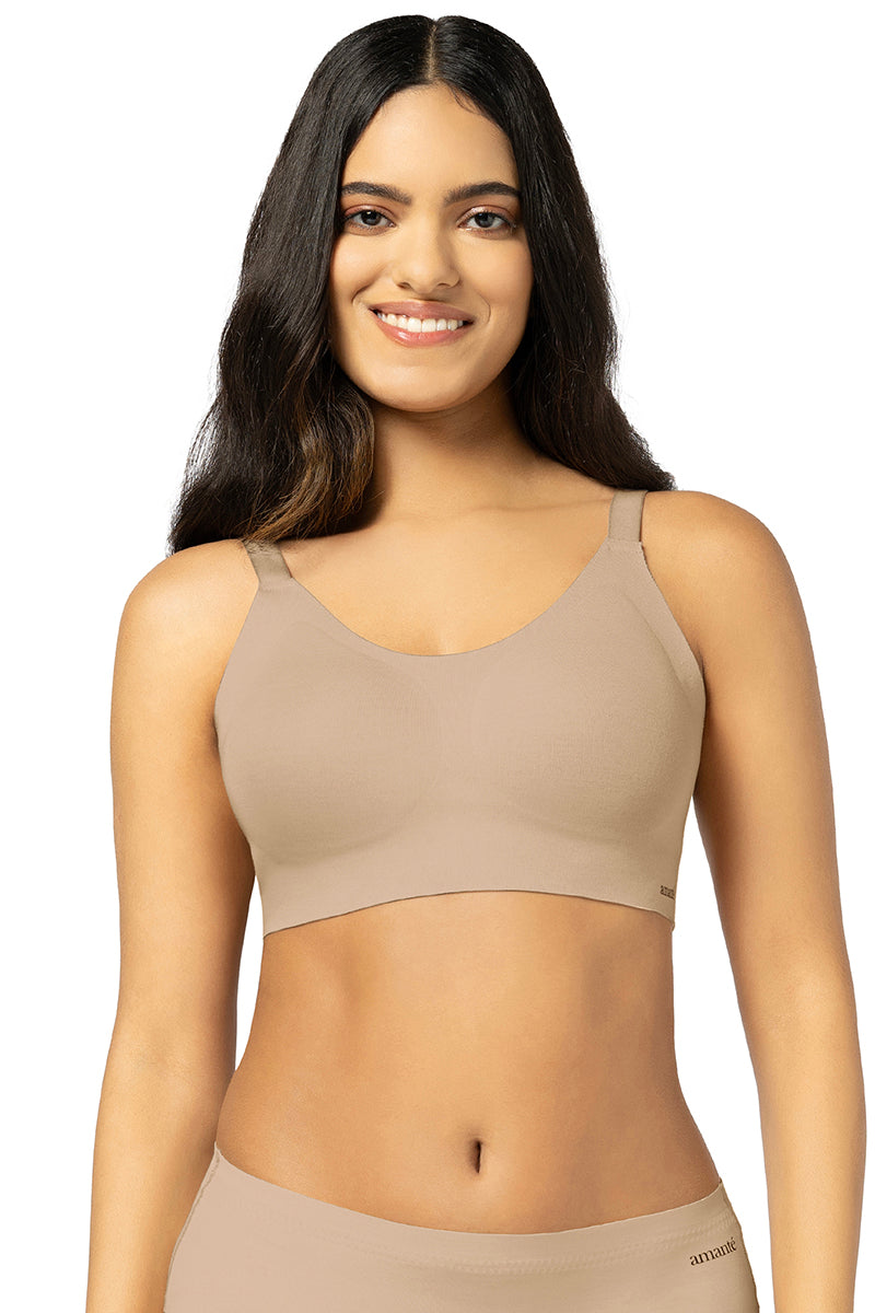 Invisi Breathe Cotton Bra S / Hazelnut - amanté Bra - Image 1 of 4
