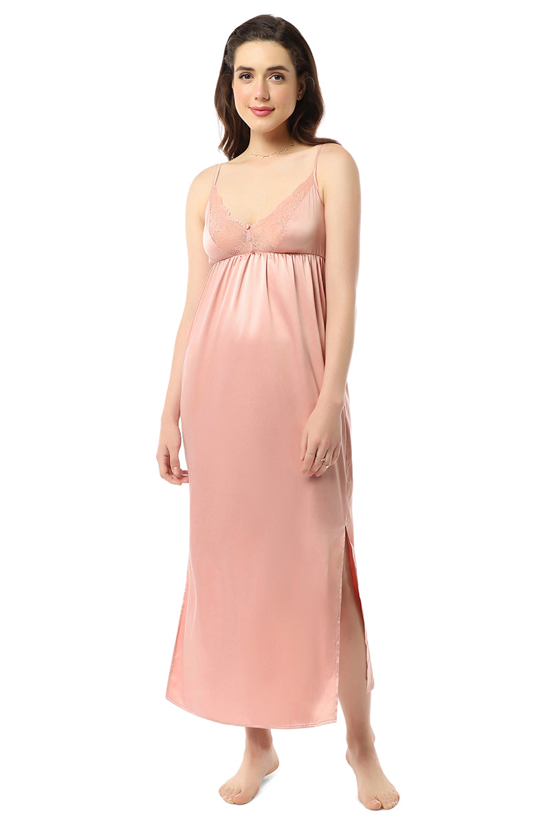 Eternal Bliss Long Chemise S / Mellow Rose - amanté Sleepwear - Image 1 of 3