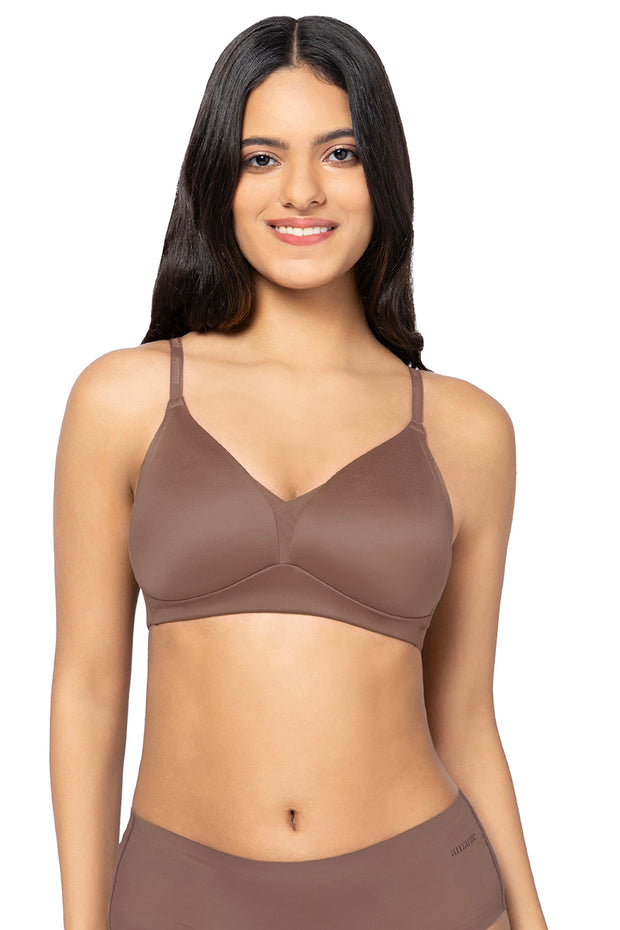 Smooth Plunge Bra 32B / Clove - amanté Bra