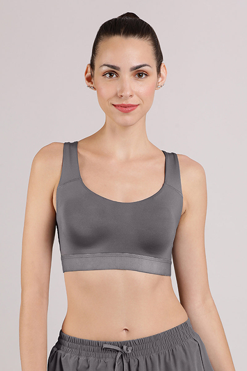 Elements Sports Bra S / Volcanic Glass - amanté Sportswear