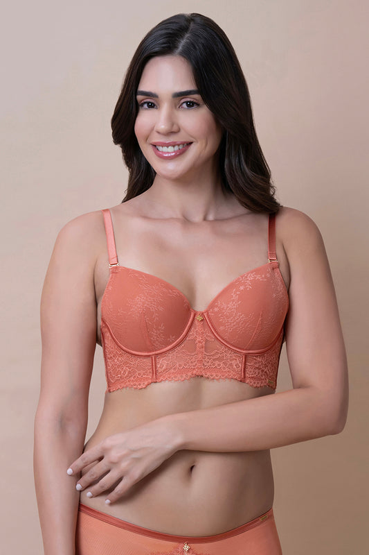 Amore Longline Bra S / Copper Coin - amanté Bra