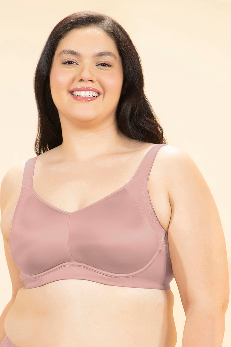 Elegant Support Wired Bra 34C / Misty Rose - amanté Bra