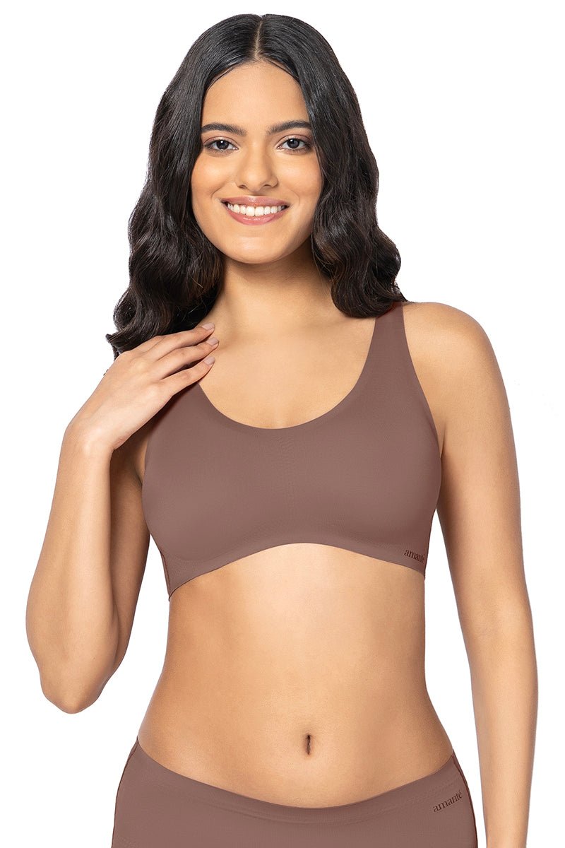Invisiease Slip-On Bra XS / Nutmeg - amanté Bra - Image 1 of 4