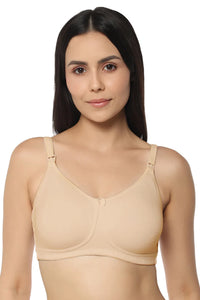 Maternity Non-Padded Non-Wired Cotton Bra 34B / Hazelnut - amanté Bra thumbnail 1