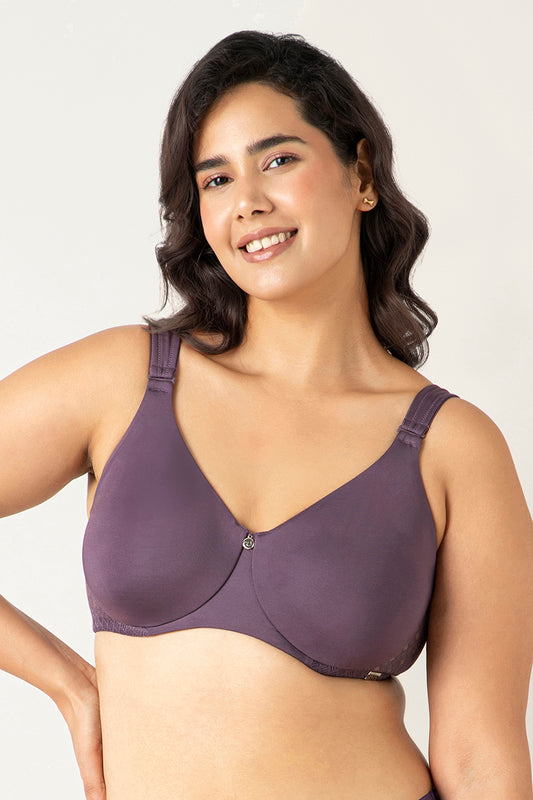 Mystic Curves Minimizer Bra 34C / Vintage Violet - amanté Bra