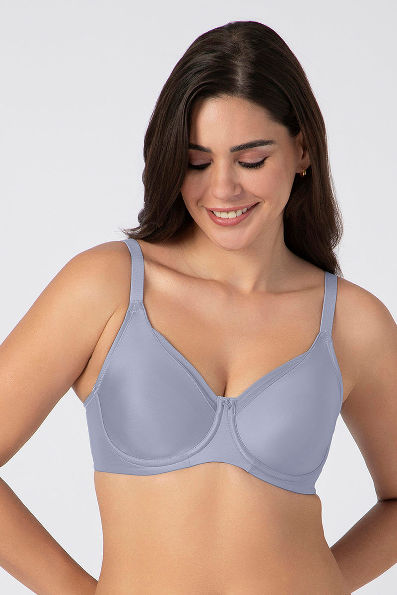 Chic Contour Minimizer Bra 40C / Soft Gray - amanté Bra - Image 1 of 4