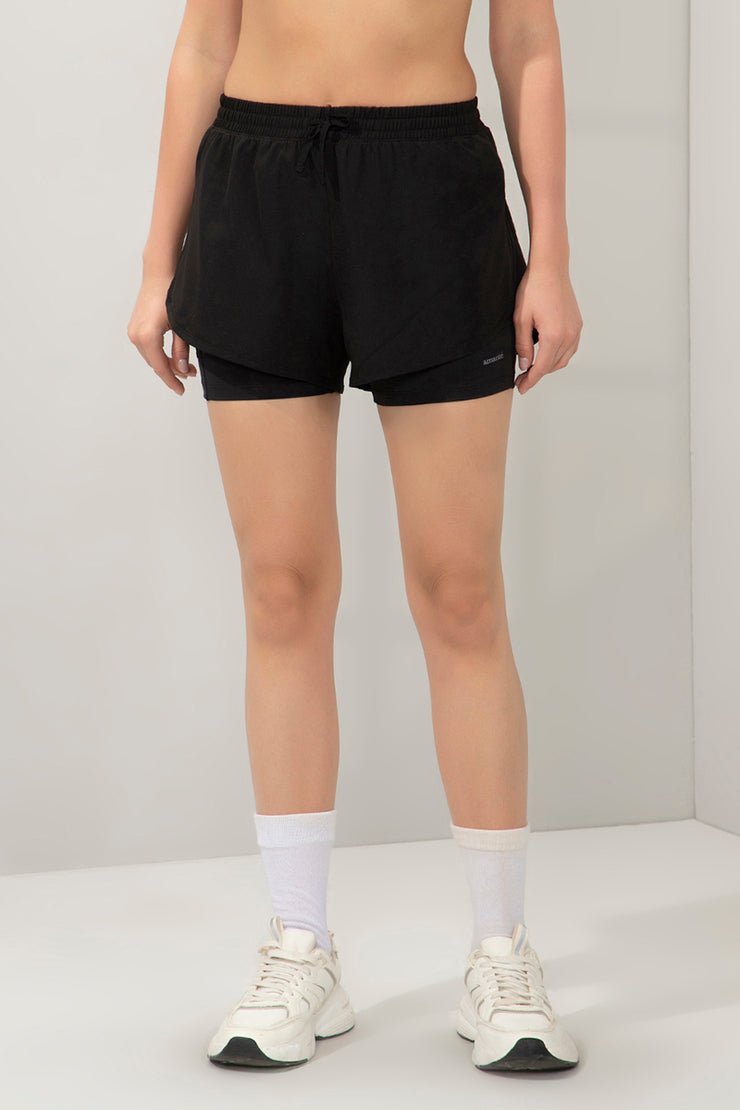 Energize Active Shorts S / Black - amanté Sportswear