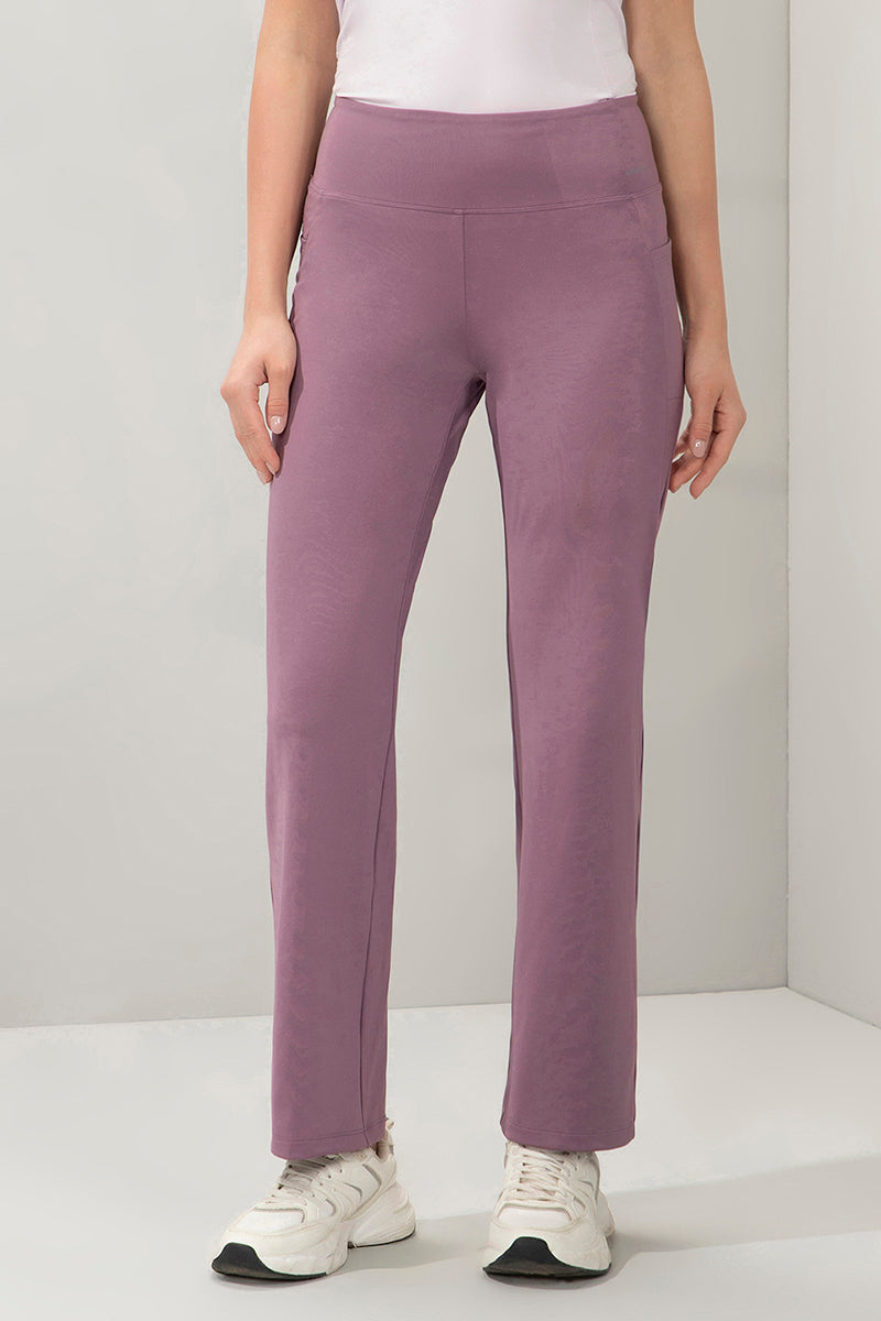 Flaunt Flared Travel Pants S / Grapeade - amanté Athleisure - Image 1 of 3