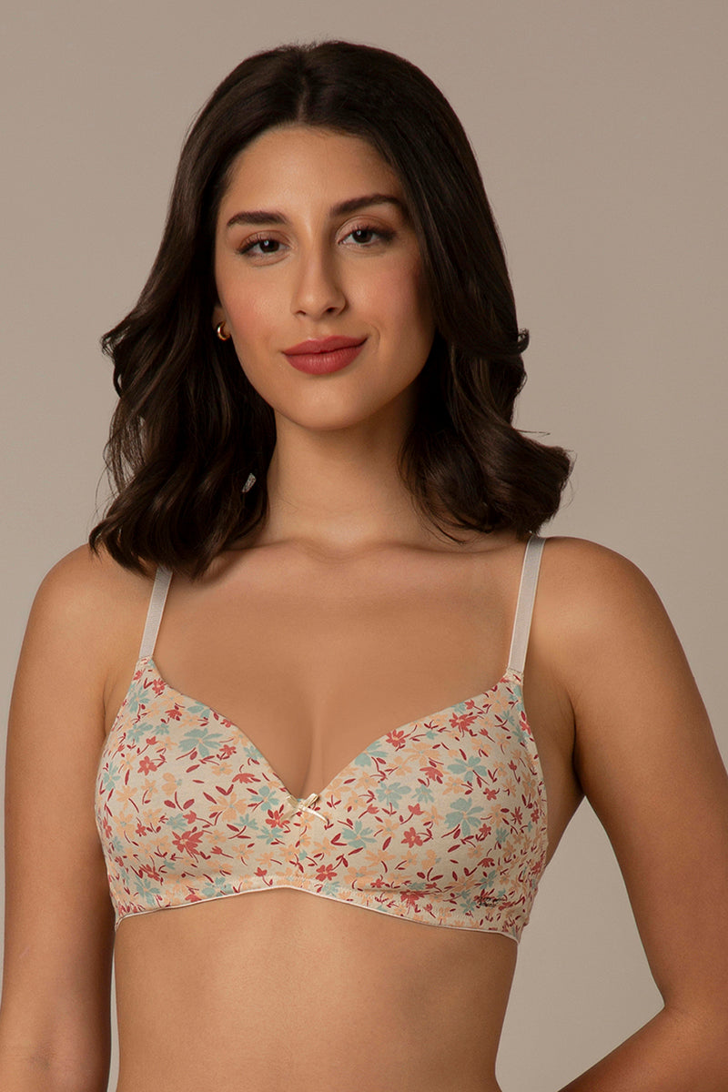 Smooth Style Bra 32B / Daisy Print - amanté Bra - Image 1 of 3