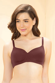 Effortless Bliss Wirefree Bra 32B / Rum Raisen - amanté Bra