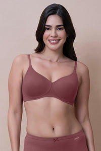 Breathe Bliss Padded Bra 32B / Wild Ginger - amanté Bra thumbnail 1