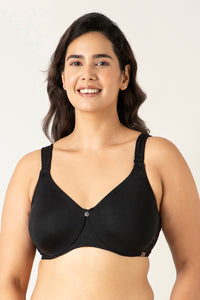 Mystic Curves Minimizer Bra 34C / Black - amanté Bra thumbnail 1