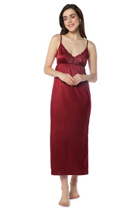 Eternal Bliss Long Chemise S / Rio Red - amanté Sleepwear thumbnail 1