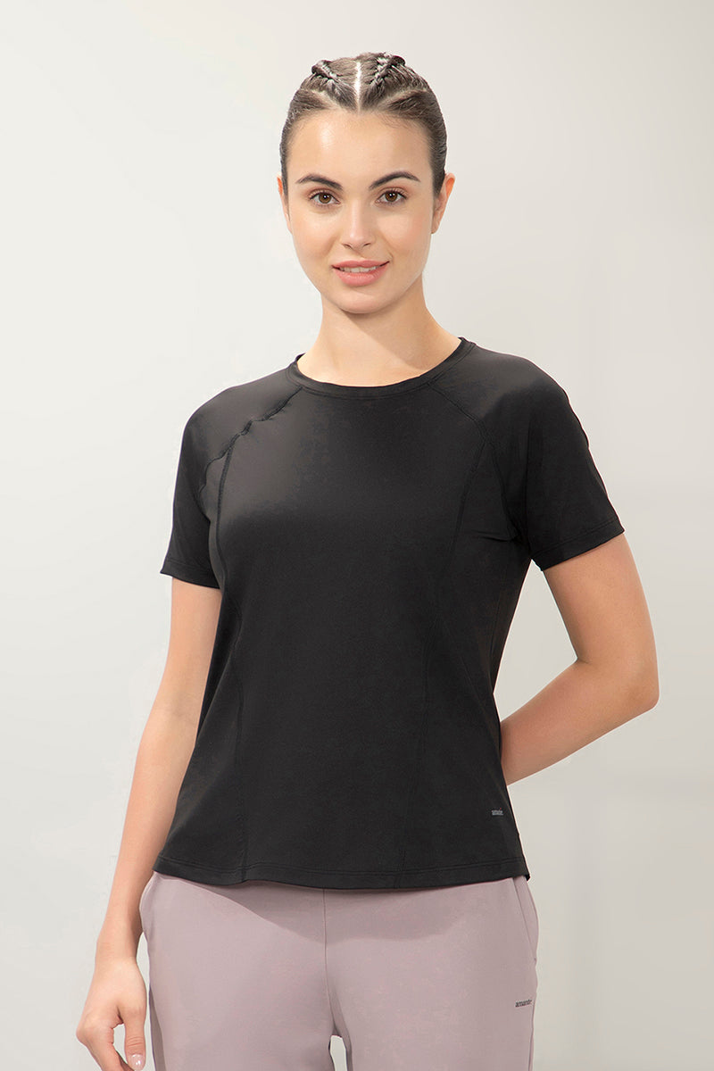 Energize Active-Flex Tee S / Black - amanté Sportswear - Image 1 of 3
