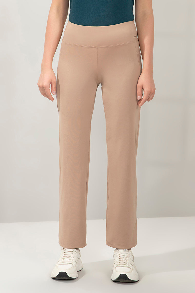 Flaunt Flared Travel Pants S / Warm Toupe - amanté Athleisure