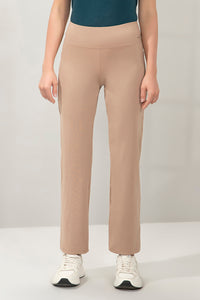 Flaunt Flared Travel Pants S / Warm Toupe - amanté Athleisure thumbnail 1