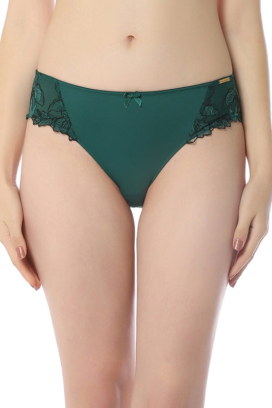 Floral Chic Panty S / Botanical Garden Black - amanté Panty