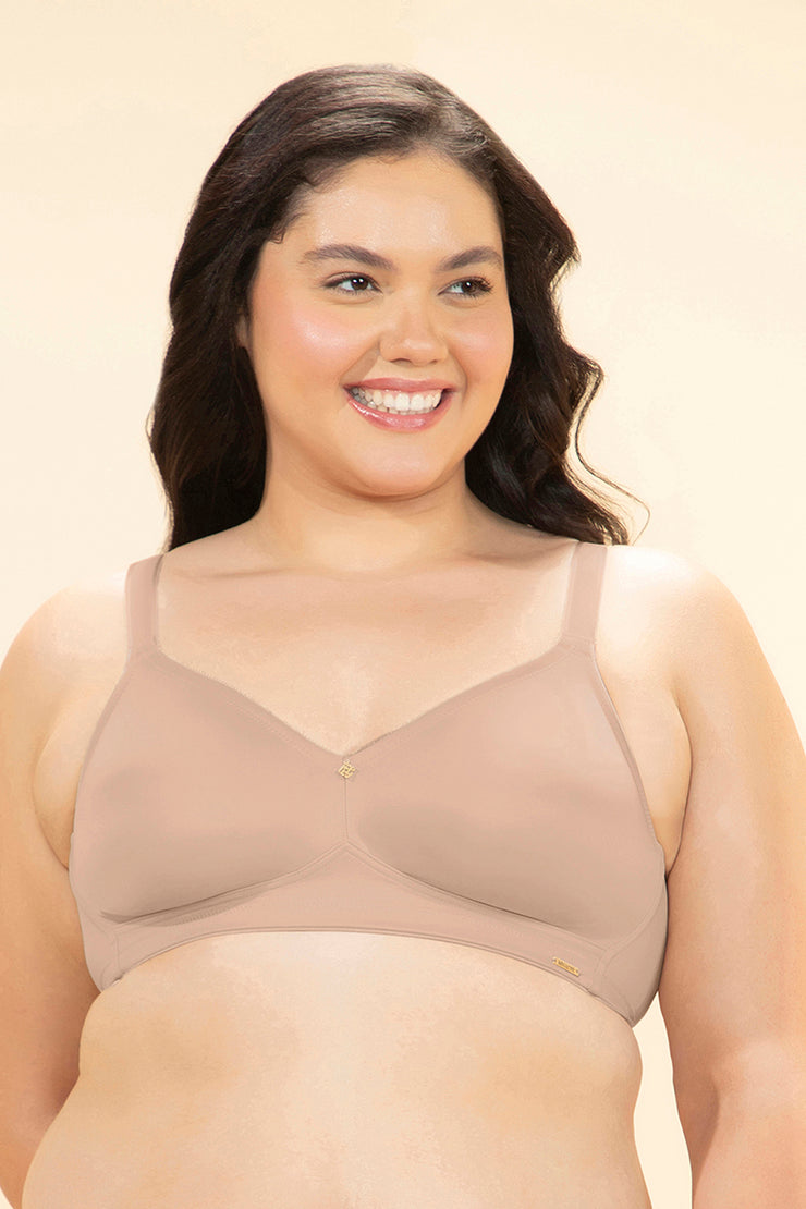 Delight Comfort Minimizer Bra 34C / Hazelnut - amanté Bra
