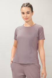 Energize Active-Flex Tee S / Purple Dove - amanté Sportswear