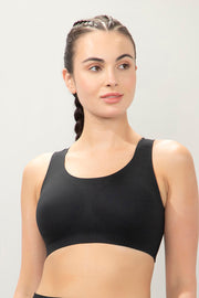 Energize Aerochic Sports Bra S / Black - amanté Sportswear