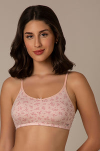 Daily Support Bra 32B / Pink Floral Print - amanté Bra thumbnail 1