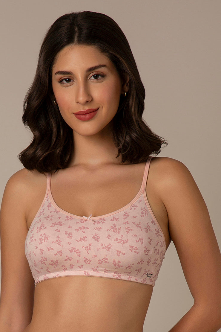 Daily Support Bra 32B / Pink Floral Print - amanté Bra