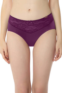 Elegant Lace Panty S / Pickled Beet Stucco - amanté Panty thumbnail 1