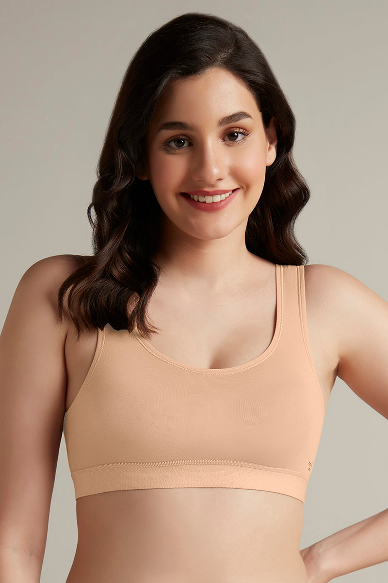 Easy Slip-On Bra S / Sandalwood - amanté Bra
