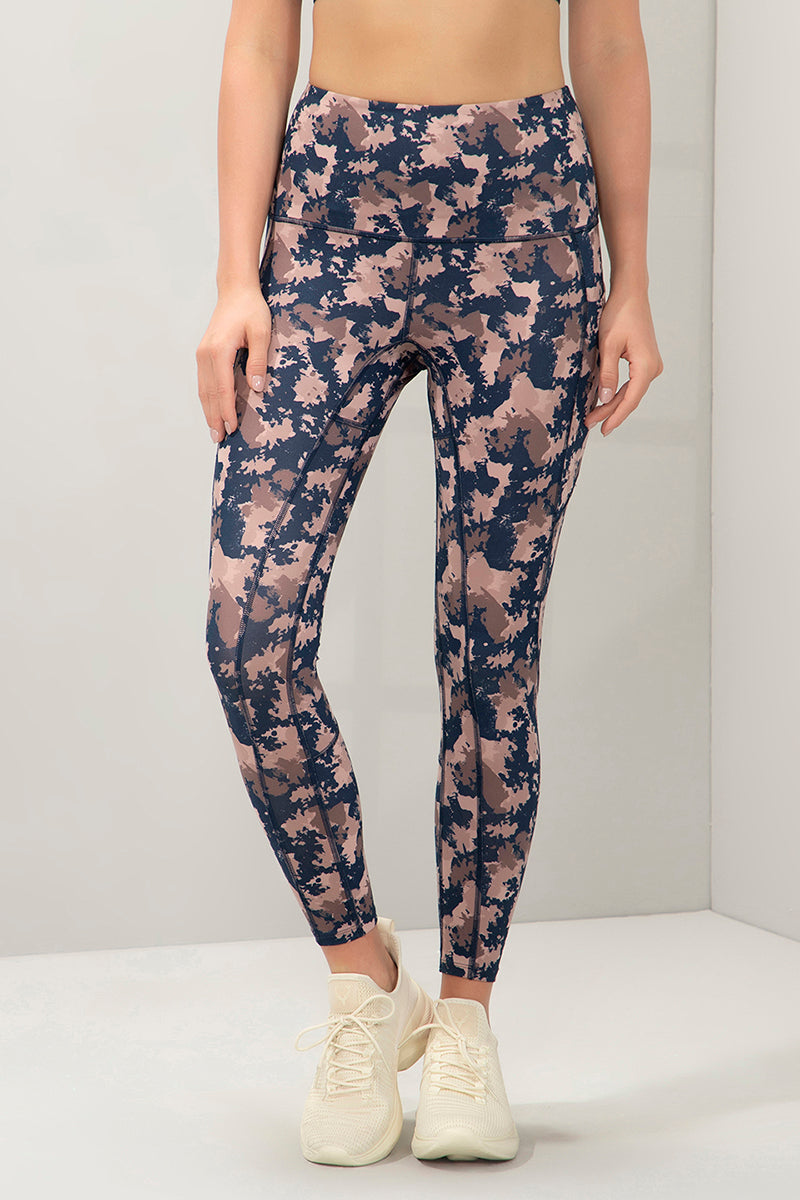 Flaunt Fashion Tights S / Abstract Paint Print - amanté Sportswear
