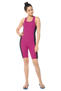 Leg Suit Racerback Swimwear S / Thai Nero - amanté Swimwear thumbnail 1