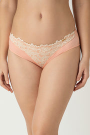 Femme Lace Bikini Panty L / Dusty Pink - amanté Panty