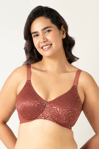 Mystic Elegance Minimizer Bra 34C / Apple Butter - amanté Bra thumbnail 1