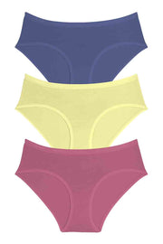 Cotton Hipster Brief Solid Pack of 3  - amanté Panty