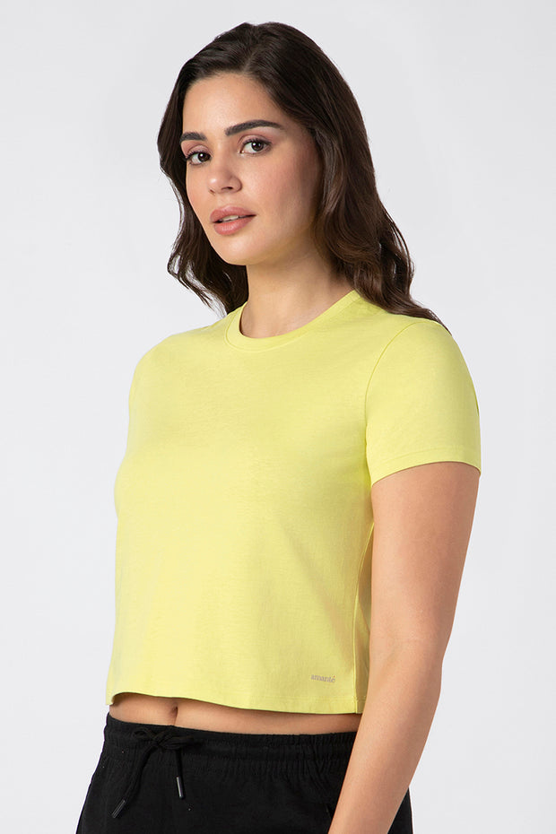 Essential Crop Tee - amanté Athleisure