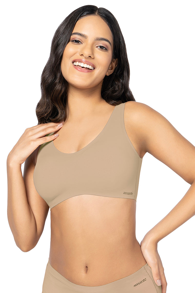 Invisi Effortless Bralette XS / Hazelnut - amanté Bra - Image 1 of 4